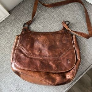 Frye purse brand new w tags saddle color from Nordstroms